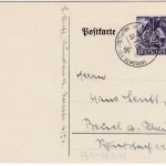 DR - 6 Pfg. Wehrmacht Nachrichtentruppe Karte München Beuel 1943