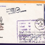 Bahrain - 60 F. Trachten Seide Luftpostbrief 1979 Zuleitung 1st Flight Tripolis