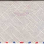Canada - Queen Elisabeth Ausg. 1953 Satz (5 Werte) Luftpostbrief Edmonton 1953