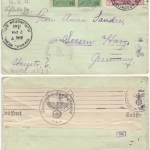 USA - 3 C. Eiche u.a. Zensurbrief Omaha - Seesen 1940 OKW-Zensurverschluss