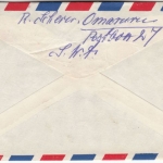 Südwestafrika - 1 Sh 6 P. Ukuanjama Luftpostbrief Omaruru - Homburg Saar 1955
