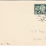 DR - 6 Pfg. Verpflichtung d. Jugend Karte m. Ersttagsstempel Lorch 26.3.43