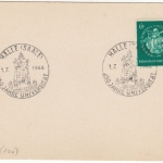 DR - 6 Pfg. Albertus Universität Königsberg Karte ESST 250 J. Universität Halle