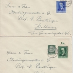 DR - 6 + 25 Pfg. Behring je OBERRAND, 2 briefe Berlin - Heilbronn 1940