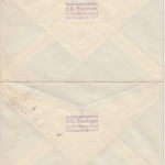 DR - 6 + 25 Pfg. Behring je OBERRAND, 2 briefe Berlin - Heilbronn 1940