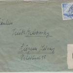 DR - 25 Pfg. Leizger Messe 1940 Zensurbrief id. SCHWEIZ Schlüchtern Luzern