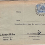 DR - 25 Pfg. Leizger Messe 1940 Zensurbrief id. SCHWEIZ Taura (Chemnitztal)