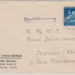 DR - 25 Pfg. Messe Wien Zensurbrief i.d. SCHWEIZ Eichwalde (Teltow) Genf 1941