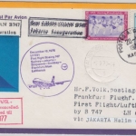 Afghanistan - 4 Afg. Steinadler u.a. LH-1st flight Zuleitung Jakarta FFM 1976