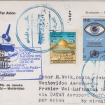 Iraq - 2x25 F. WHO u.a. LH 1st-flight Dakar Montevideo Zuleitung 1979