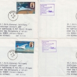 Bahrain - Concorde Satz 1976 LH 1st-flight Osaka FFM Zuleitungspost 1979