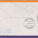 Bahrain - 60 F. Tracht LH 1st-flight Thessaloniki Stuttgart Zuleitungspost 1979