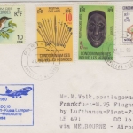 Nouvelles Hebrides - 10 FNH Vögel ua. LH 1st-flight Melbourne FFM Zuleitung 1978