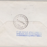 Cook Island - 5 C Magallanes u.a. LH 1st-flight Sydney FFM 1980 Zuleitung Etappe