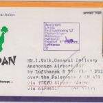 Cook Island - 35 C Christmas LH 1st-flight Osaka FFM 1979 Zuleitung Etappe Tokio