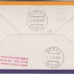 Cook Island - 35 C Christmas LH 1st-flight Osaka FFM 1979 Zuleitung Etappe Tokio