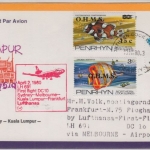 Penrhyn - 3+15 C. Fische/OHMS u.a. LH 1st-flight Sydney FFM Zuleitung 1980