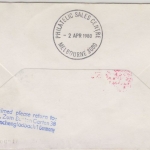 Niue - 50 C. Christmas LH 1st-flight Sydney FFM Zuleitungspost Etappe 1980