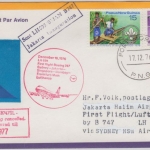 Papua New Guinea - 15 T. 50th Ann. Scouting LH 1st-flight Sydney FFM 1976
