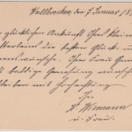 DR - Beyenburg 1891 K1 Ganzsache v. Wollbreiken (?) n. Lüttringhausen