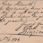 DR - 10 Pfg. K/A Ganzsache Antwortteil aus FINNLAND Helsinki Itzehoe 1902