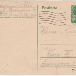 Österreich - 5 Pfg. Staatswappen Ganzsache Ortskarte Wien 9.1.46