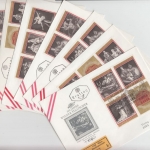 Österreich - 100 J. Staatsoper Zusammendrucke ex KB 7 Schmuckbriefe/FDC 1968