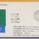 Belize - 35 C. Tinamou LH 1st-Flug Faro Frankfurt 1979 seltene Zuleitungspost !