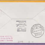 Belize - 35 C. 75Y PAHO LH 1st-Flug Faro Frankfurt 1979 seltene Zuleitungspost !