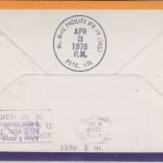 Belize - 50 C. Schmetterling LH 1st-Flug Bogota New York 1979 Zuleitungspost !