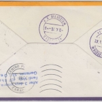 St. Lucia - 1/2 C. Segelschiff LH 1st-Flug Caracas Lima 1976 Zuleitung Etappe !!