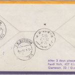 St. Lucia - Weihnachten 1974 Satz LH 1st-Flug Caracas Rabat 1975 Zuleitungspost