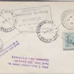 Grenada - 22 C. Luftfahrt u.a. LH 1st-Flug Bogota Lima 1978 Zuleitungspost !