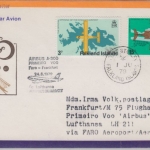 Falkland Island - 3+15 P Stanley Airport LH 1st-Flug Faro FFM 1979 Zuleitung !