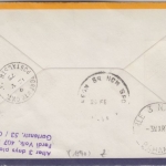 Guyana - 50+25 C. Easter Ostern LH-1st-Flug Montreal - FFM 1975 Zuleitungspost