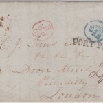 Frankreich - Paris 1829 60 PPE Port Paye Brief m. Inhalt n. London
