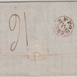 Frankreich - Paris 1829 60 PPE Port Paye Brief m. Inhalt n. London