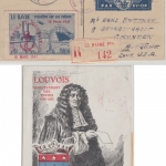 Frankreich - Journee du Timbre 1947 Sonderkarte Lupo-Einschreiben Le Havre Wien