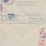 Griechenland - Athen 1941 Luftpost Zensurbrief n. München OKW-Zensur ABP Wien