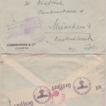 Griechenland - 50 L. Lupo-Marke u.a. Luftpostbrief Heraklion - München 24.10.40