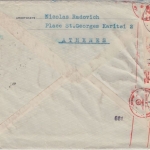 Griechenland - 1+8 Dr. Ganzsache Zensurbrief Athen - Berlin 1941 Doppelzensur