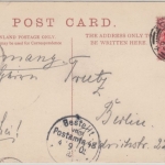 Großbritannien - Trossachs Hotel Callander sw-AK/Wappen gelaufen 1905