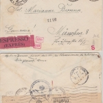 Italien - 2,50 L. Espresso u.a. Eilbrief Meran München 1941 dt. Zensurverschluss