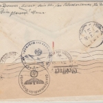 Italien - 2,50 L. Espresso u.a. Eilbrief Meran München 1941 dt. Zensurverschluss