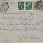 Italien - 1,25 L. Espresso u.a. Eilbrief Taranto - La Spezia 1937