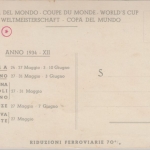 Italien - Campionati Mondiali di Calcio 1934 farb. Sonderkarte ungelaufen RR!