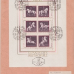 Österreich - Spanische Reitschule Block Einschreibebrief FDC ESST Wien 1972