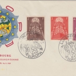 Luxemburg - Europa Ausgabe 1957 Satz Schmuck-FDC 16.9.57