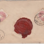 Österreich - 2x5+15 Kr. 5. Ausg. Brief Recommandiert Brünn Stadt - Werdau 1866