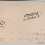 Österreich/Bayern - 2 Kr. 5. Ausg. Drucksache Brünn Bahnhof - München 1866